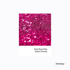Hemway Glitter for Resin 100g Dark Rose Pink Metallic Crystals for Epoxy Craft Super Chunky Flakes Tumblers Wax Melt