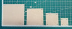 Hexagon, Circle, and Square Acrylic Quilting Templates - 12 Pieces with 4", 3", 2", 1" Sizes - 1/4" Seam Allowance - Durable Clear Acrylic for Quilting, Patchwork, Sewing, & DIY Projects