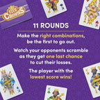 Five Crowns Travel Case Bundle, Cards, Scorecard Included – Card Game for Kids and Adults, Family Game Night, The Game isn’t Over Until the Kings Go Wild!, 5 Suited Rummy Style Card Game, Ages 8+