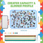 8 Pcs 12'' x 8.7'' Extra Large Puzzle Sorting Trays Stackable Puzzle Trays for Sorting Piece Sorter Jigsaw Storage Accessory for Sorting 2000/3000/5000/6000 Pieces