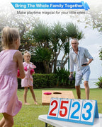 Scoreboard Score Keeper Flip Flipper, Waterproof Plastic Cards, Premium Manual Score Board for Cornhole, Basketball, Volleyball, Table Tennis and Multi-Sport Games