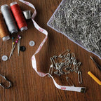 vrupin 2000 Pieces - Silver Safety Pins, 1.1 inch 28mm, Extra Strong, Multi-purpose