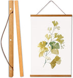 WITCOLOR 11x14 11x17 11x22 Poster Frames, Magnetic Light Wood Wooden Frame Hanger for Photo Picture Canvas Artwork Art Print Wall Hanging (1 Pack, 11", Teak Wood)