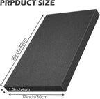 2 Pcs Polyurethane Foam Sheet- 16 x 12 x 1.5 Inch Cuttable Foam Inserts for Cases- Packing Foam Pads for Toolbox Camera Storage and Crafts