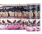 Conquest Journals Waiting for the Night Washi Tape Bundle, 8 Rolls, 4 15mm Rolls and 4 Corresponding 5mm Rolls, Goth Inspired Washi for All Your Planning, Journaling and Scrapbooking Projects