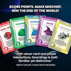 Doomlings - A Delightful Card Game for The End of The World - Best New Strategy Card Game for Kids, Adults & Teens | 2-6 Players | Perfect for Families and Travel | Easy to Learn (Deluxe Edition)