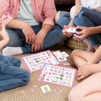 Spa Party Bingo Game Cards(24 Players), Beauty Themed Bingo Card for Family Friend Adult, Large Group Holiday Sleepover Party Activity Favor Decoration Supplies -005