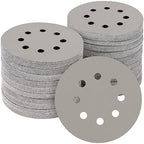 50PCS 5 inch Silicon Carbide Sanding Discs 10000 Grit, Wet Dry Orbital 5 Sander Hook and Loop Sandpaper Disc Ultra Fine Grit, Best for Metal,Automotive Precision Polishing