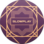 SLOWPLAY Nash Ceramic Poker Chips in Bulk, Casino Grade Ceramic 12-Gram Poker Chip for Texas Hold'em, 43mm Professional Chips Pack of 50 (Purple)