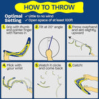 Boomerang for Adults & Kids - Fun Easy to Throw Boomerangs That Really Work - Soft to Catch Best Stocking Stuffer Gifts for Boys & Girls - Outdoor Gifts for Men & Women - 2025 Gift Idea for Teen Boys