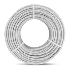3/16" Wire Rope, 50Ft PVC Coated Steel Cable 7×7 Strand Core, Ideal Cable Railing System for Stair Handrail Balusters Porch Fence Deck, String Light Hanging, Clothesline, Curtains, Shade Sail