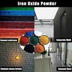 GOODTAKE Concrete Pigment, Black Iron Oxide Pigment Powder, Concrete Cement Dye Color Pigment for Pastel Tile Paint Concrete Cement Mortar Grout (Black, 12 oz)