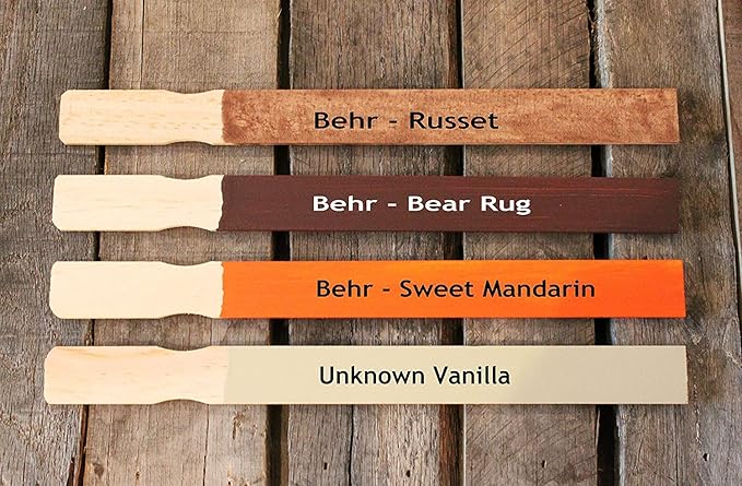 Wooden Paint Stir Sticks - 14 Inch REWISS Paint Sticks Wood Stirrers Paddles Resin or Wooden Craft Sticks, Garden and Library Markers(Pack of 50)