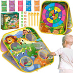 Bean Bag Toss Game for Kids - Cornhole Board Outdoor Toys for Toddlers -Party Activities Carnival Outside Yard Backyard Beach Lawn Games Toy for Kid Boys Girls Age 3 4 5 6 7 8 Year Old Birthday Gifts