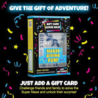 BILZ® Super Maze | Gift Card Puzzle Game for Ages 8+ | Made in USA | Easy Fun Setup | Fits Gift Cards, Cash (Folded), and Notes | Great for Graduations, Christmas, & Birthdays | 2 Pack