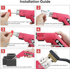 ROMECH Foam Cutter Pro Electric Hot Knife, 100W Styrofoam Cutting Tool Kit- with Heavy-duty Case Blades & Accessories RM-008 (100W)