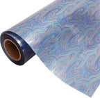 Threadart Liquid Metal Heat Transfer Vinyl Film | Custom Cut Roll 20" Wide by The Yard | Compatible with Venture Explore and Maker, Silhouette Cameo, & Large Format Cutters