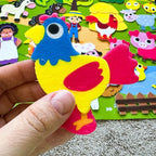 QUOKKA Farm Felt Board for Toddlers - 70 PCS Double-Thick Felt Board Story Set with Large 41x30 Inch Durable Wall Activity Boards - Ideal for Storytelling Indoor Toddler Activities and Classroom