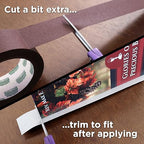 BookGuard 1-1/2 Inch Vinyl-Coated Cotton Cloth Bookbinding Repair Tape, 15 Yard Roll, Brown