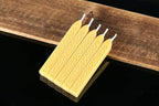 Yoption 5 Pcs Sealing Wax Sticks with Wicks for Wax Seal Stamps, Christmas Cards, Wedding Invitations, Wine Packaging, Gift Wrap, Envelopes (Amber Gold)