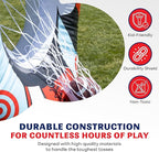 Inflatable Football Target - Double-Sided Toss Training Game with Mini Footballs - Fun Kids Throwing Football Games for Indoors, Outdoors, Birthdays, Camping, Beach - 65 Inch