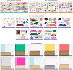 Fashion Angels Interior Design Sticker Stylist - 20 Style Boards with 14 Sticker Sheets - Interior Design Set for Kids - Room Design Kit for Girls - 550+ Aesthetic Room Decor Stickers - Ages 6 and Up