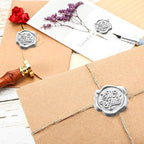 Nuanchu 15 Pcs Glue Gun Sealing Wax Sticks Retro Vintage Wax Sticks for Seal Stamp and Letter for Wedding Invitations Card Envelope Christmas Holiday Gift Ideas(Silver)