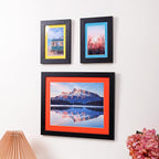HOTUO 10 Pack 5x7 Mixed Colors Picture Mats, 4 Ply Thickness Frame Mattes for 4x6 Photo, Photo Mat with Core Bevel Cut, for Frames/Artwork/Print/Picture