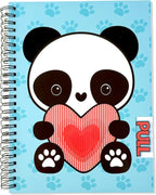 Animation Notebooks | Cute Spiral Notebooks | A5 Size 6.5in x 8.75in | 160 pages | 80 Sheets Smooth, durable, and bleed-resistant 90lb lined inner pages | Interactive cover that brings your imagination to life | Creative Companion for journaling, notes...