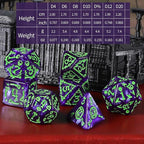 CiaraQ DND Dice Sets - 26 X 7 Polyhedral Dice (182pcs) with a Large Drawstring Bag for Dungeons and Dragons, Role Playing Table Game. Multiple Colors, Christmas/Halloween/Easter/Holiday Themed Dice