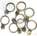 Leekayer #5 Antique Brass Metallic Nylon Coil Zippers by The Yard Bulk 10 Yards Beige Zipper Tape with 25pcs Antique Brass Ring Pull Sliders for DIY Sewing Tailor Craft Bag(Beige)