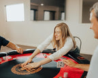 Triton Premium Poker Table for 8 Players - Foldable and Long-Lasting Poker Table, Luxurious Vegas Style Casino Experience at Home