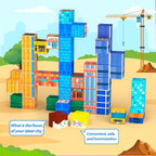 Magnetic Blocks, Modern City Edtion, Magnetic Building Cubes Boys & Girls Toys Age 3-5 4-8 5-7 Sensory Gift for Kids，Magnets Cubes，Upgraded STEM Gift, 1.2 Inches,
