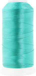 Mandala Crafts Turquoise Heavy Duty Thread -1500 Yds Tex 90 Thread for Sewing Drapery Jeans Leather Hair - Bonded Polyester Thread Outdoor Marine Upholstery Threads