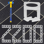 2200 Pcs Tile Leveling System Clips 1/32" (1.0mm) for Ceramic Tile and Stone Installation - DIY Tile Leveler Spacers Kit for Perfect Alignment(2200, 1/32)