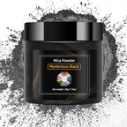 Mysterious Black Mica Powder for Epoxy Resin，Natural Shimmer Mica Powder Used for Coloring Resin Artwork, car Spray Paint, Candles, soap, Eye Shadow, Lip Gloss, Nail Polish(50g/1.7oz)