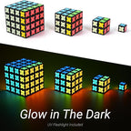 TOSY Magnet Cube 2x2 - 8 Blocks, 2 in 1 Toy: 2x2x2 Puzzle Cube and Customizable Infinity Cube, Glowing, UV Flashlight, Fidget/Sensory/STEM/STEAM Magnet Tiles Birthday Gift for Kids/Teens/Adults