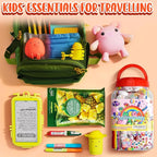 FUNZBO Arts and Crafts Supplies for Kids -Kids Craft Kit with Pipe Cleaners, Popsicle Sticks, Pompoms & Stickers, All in One Homeschool Supplies, Toys Crafts for Girls Boys Age 4+