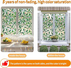 Window Privacy Film Stain Glass Window Film Rainbow Window Film Window clings Non-Adhesive Reusable Decorative for Room (Mistletoe Rainbow, 17.5 x 78.7 in)
