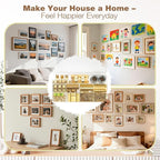 322Pcs Picture Hanging Kit, Professional Picture Hangers with Hooks, Nails, Wire, D Rings, Sawtooth Hangers ,Eye Hooks and Level–All-in-One Wall Hanging Kit for Frames, Mirrors, Photos & Art
