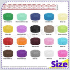 Swpeet 20 Rolls in Total 200 Yards 2.2cm×10 Yards Colorful Lace Ribbon Unilateral Floral Pattern Fabric Lace Ribbon, Lace Trim Ribbon Crafting Lace for Wedding Decorating, Sewing Gift Wrapping