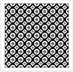 CHGCRAFT Circle Square Polymer Clay Texture Sheets Geometric Silicone Texture Stamp Clay Texture Mat Modeling Pattern Pad Sheets for Jewelry and Earrings Tools, 5.5x5.5 inch