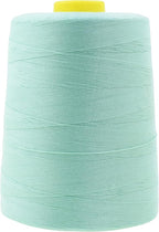 Mandala Crafts 5 Pack of Serger Threads Cones Spools - 40S/2 30000 Yards Polyester Pastel Threads for Sergers Machine and Overlock Quilting Sewing Machine