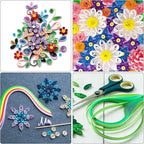 PATIKIL Quilling Strips Paper 600pcs 5mm 39cm Origami Paper Quilling Kits for Art DIY Hand Craft Christmas, Bright Red