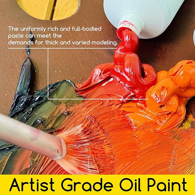 MEEDEN Artist Grade Oil Paint: Neutral Gray - 60ml/2oz Tube - Professional Art Paints for Canvas Painting
