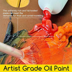 MEEDEN Artist Grade Oil Paint: Pastal Blue - 170ml/5.7oz Tube - Professional Art Paints for Canvas Painting