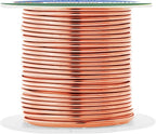 Mandala Crafts 16 Gauge Anodized Aluminum Craft Wire for Jewelry Making - 100 FT Colored Flexible Copper Tone Wire - Bendable for Bonsai Armature Crafting Sculpting