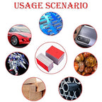 18 Pcs 320-2500 Grit Sanding Sponge, Ultra Fine Sanding Sponges Pads, Soft Foam Sand Block Wet Dry Sandpaper for Model Drywall Metal Wood Furniture Polishing
