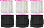 Mandala Crafts 16 Gauge Anodized Aluminum Craft Wire for Jewelry Making – 390 FT Colored Flexible Silver Black Wire - Bendable for Bonsai Armature Crafting Sculpting