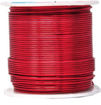 Mandala Crafts 18 Gauge Anodized Aluminum Craft Wire for Jewelry Making - 450 FT Colored Flexible Silver Copper Purple Gold Brown Red Wire - Bendable for Bonsai Armature Crafting Sculpting